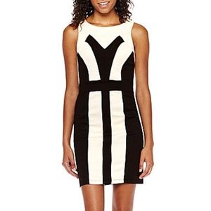 Colorblock Party Cocktail Dress